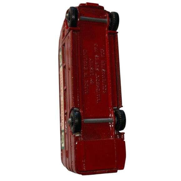 MATCHBOX LESNEY #5b London Bus - Rare BP Visco-Static Mint in Box - Picture 4 of 6